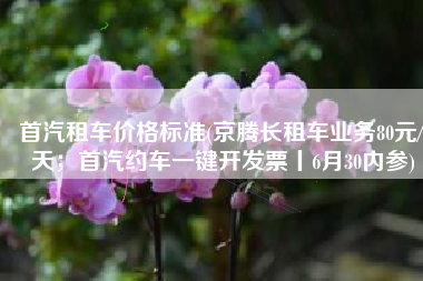 首汽租车价格标准(京腾长租车业务80元/天；首汽约车一键开发票丨6月30内参)