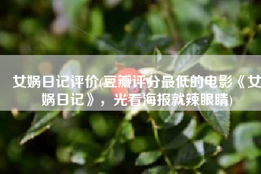 女娲日记评价(豆瓣评分最低的电影《女娲日记》，光看海报就辣眼睛)