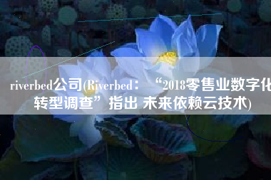 riverbed公司(Riverbed：“2018零售业数字化转型调查”指出 未来依赖云技术)