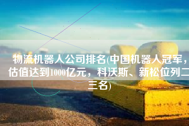 物流机器人公司排名(中国机器人冠军，估值达到1000亿元，科沃斯、新松位列二三名)