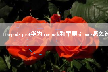 freepods pro(华为freebuds和苹果airpods怎么选)