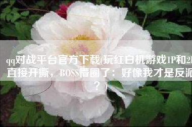 qq对战平台官方下载(玩红白机游戏1P和2P直接开撕，BOSS懵圈了：好像我才是反派？)