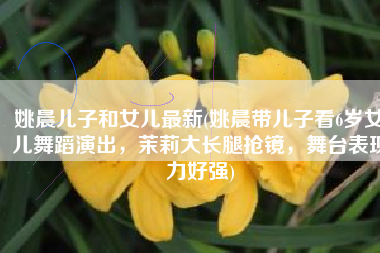 姚晨儿子和女儿最新(姚晨带儿子看6岁女儿舞蹈演出，茉莉大长腿抢镜，舞台表现力好强)