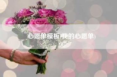 心愿单模板(我的心愿单)