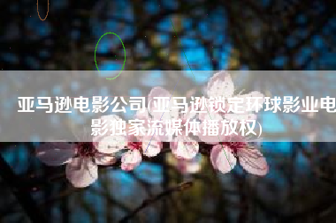 亚马逊电影公司(亚马逊锁定环球影业电影独家流媒体播放权)