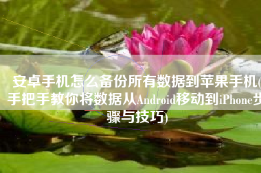 安卓手机怎么备份所有数据到苹果手机(手把手教你将数据从Android移动到iPhone步骤与技巧)
