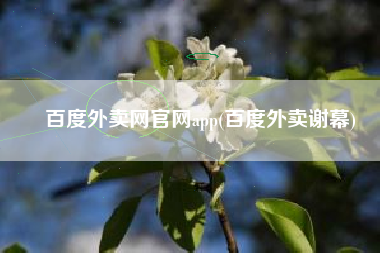百度外卖网官网app(百度外卖谢幕)