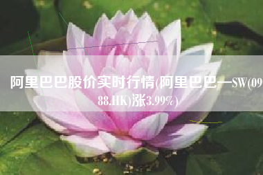 阿里巴巴股价实时行情(阿里巴巴—SW(09988.HK)涨3.99%)