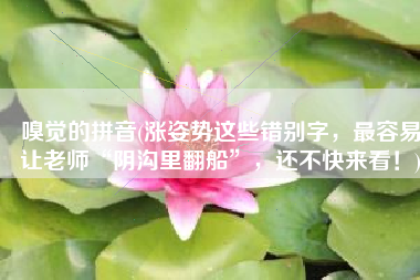 嗅觉的拼音(涨姿势这些错别字，最容易让老师“阴沟里翻船”，还不快来看！)