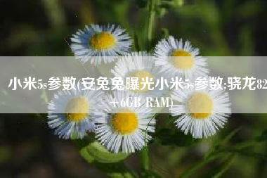 小米5s参数(安兔兔曝光小米5s参数:骁龙821+6GB RAM)