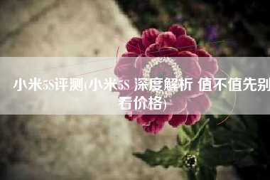 小米5S评测(小米5S 深度解析 值不值先别看价格)