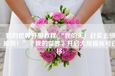 我的世界开服教程(“我的天！赶紧去领披风！”《我的世界》开启大规模账号迁移)