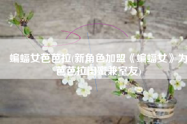 蝙蝠女芭芭拉(新角色加盟《蝙蝠女》为芭芭拉闺蜜兼室友)