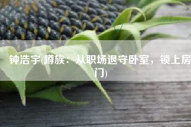 钟浩宇(蹲族：从职场退守卧室，锁上房门)