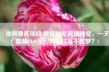 夜间赚钱项目(我在凶宅直播睡觉，一天能赚1440元！月入过万不是梦？)