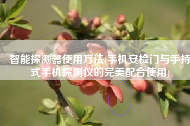 智能探测器使用方法(手机安检门与手持式手机探测仪的完美配合使用)