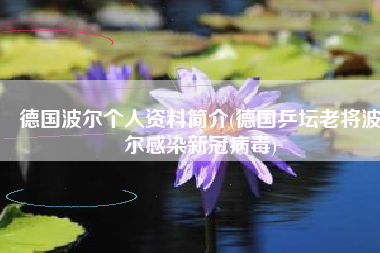 德国波尔个人资料简介(德国乒坛老将波尔感染新冠病毒)