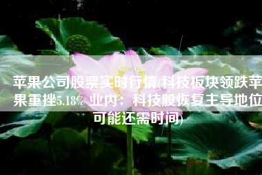 苹果公司股票实时行情(科技板块领跌苹果重挫5.18% 业内：科技股恢复主导地位可能还需时间)