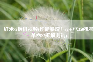 红米s2拆机视频(性能暴增！i7+MX350机械革命S2拆解测试)