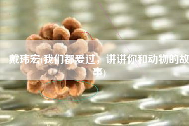 戴玮宏(我们都爱过，讲讲你和动物的故事)