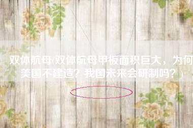 双体航母(双体航母甲板面积巨大，为何美国不建造？我国未来会研制吗？)