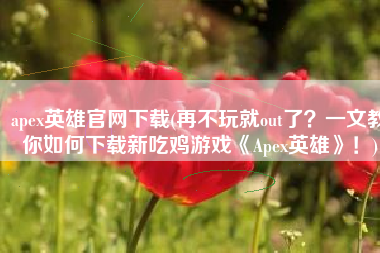 apex英雄官网下载(再不玩就out了？一文教你如何下载新吃鸡游戏《Apex英雄》！)