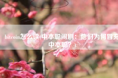 bitcoin怎么读(中本聪闹剧：他们为何冒充中本聪？)