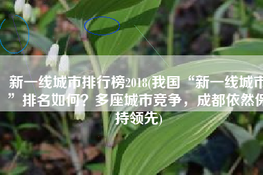 新一线城市排行榜2018(我国“新一线城市”排名如何？多座城市竞争，成都依然保持领先)