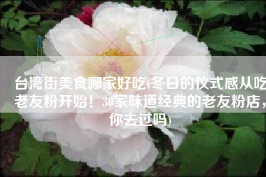 台湾街美食哪家好吃(冬日的仪式感从吃老友粉开始！30家味道经典的老友粉店，你去过吗)