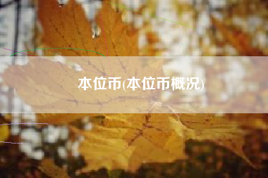 本位币(本位币概况)
