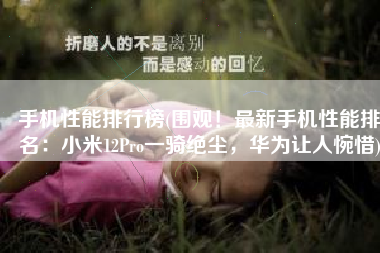手机性能排行榜(围观！最新手机性能排名：小米12Pro一骑绝尘，华为让人惋惜)