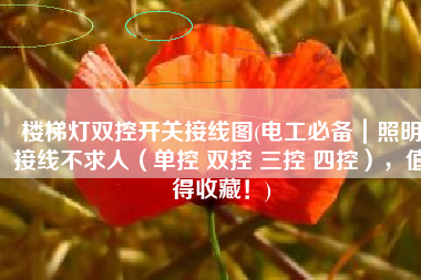 楼梯灯双控开关接线图(电工必备｜照明接线不求人（单控 双控 三控 四控），值得收藏！)