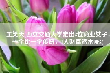 王笑天(西安交通大学走出3位商业女子，一个比一个传奇，1人财富缩水90%)