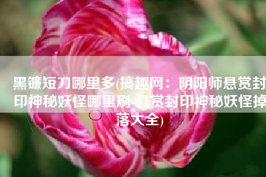 黑镰短刀哪里多(搞趣网：阴阳师悬赏封印神秘妖怪哪里刷 悬赏封印神秘妖怪掉落大全)