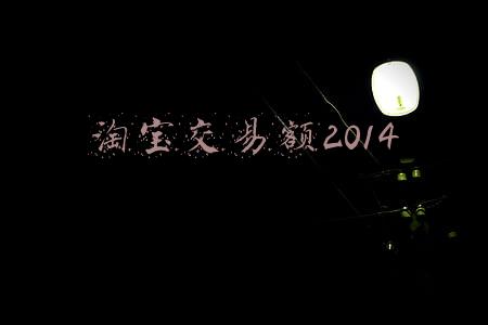 淘宝交易额2014