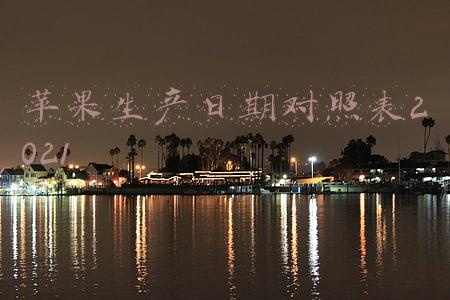 苹果生产日期对照表2021