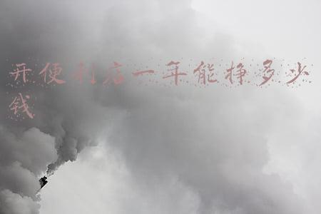 开便利店一年能挣多少钱