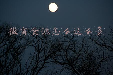 微商货源怎么这么多