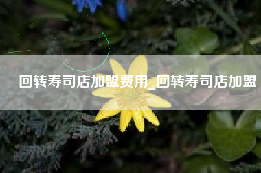 回转寿司店加盟费用_回转寿司店加盟