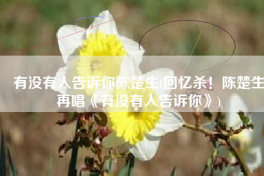 有没有人告诉你陈楚生(回忆杀！陈楚生再唱《有没有人告诉你》)