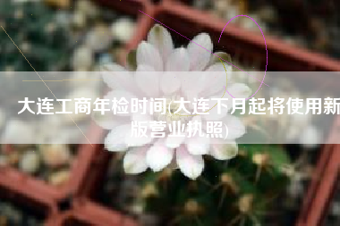 大连工商年检时间(大连下月起将使用新版营业执照)