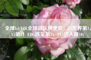 全球lol(LOL全球战队榜更新：T1世界第1，V5第2！EDG跌至第5，TES进入前10)