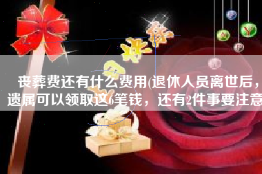 丧葬费还有什么费用(退休人员离世后，遗属可以领取这6笔钱，还有2件事要注意)