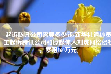 起诉腾讯公司需要多少钱(新华社退休员工起诉腾讯公司和原媒体人刘虎网络侵权，索赔160万元)