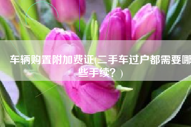 车辆购置附加费证(二手车过户都需要哪些手续？)