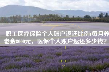 职工医疗保险个人账户返还比例(每月养老金8000元，医保个人账户返还多少钱？)