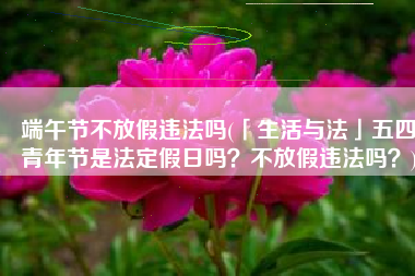 端午节不放假违法吗(「生活与法」五四青年节是法定假日吗？不放假违法吗？)