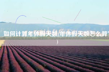 如何计算年休假天数(年休假天数怎么算？)