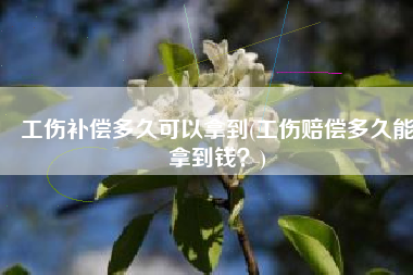 工伤补偿多久可以拿到(工伤赔偿多久能拿到钱？)