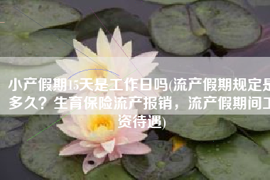 小产假期15天是工作日吗(流产假期规定是多久？生育保险流产报销，流产假期间工资待遇)